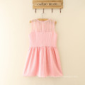 Barato en stock rosa y cremosa vestido de mujer de verano medio al por mayor para niños y mamá